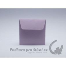Barevná obálka malá velikost S (8,5 x 8,5 cm) - světle fialová