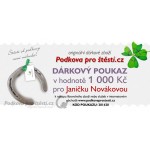 Dárkový poukaz ELEKTRONICKÝ v hodnotě 1.000 Kč