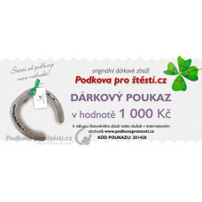 Dárkový poukaz ELEKTRONICKÝ v hodnotě 1.000 Kč