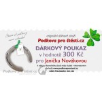 Dárkový poukaz ELEKTRONICKÝ v hodnotě 300 Kč