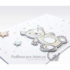 Přání tištěné C6, little bear